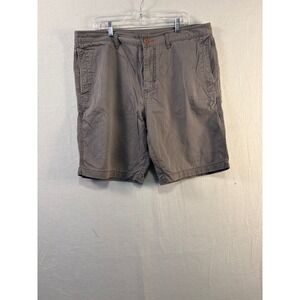 Tommy Bahama RELAX Gray Cotton Shorts Mens Size 38 fish Logo Casual #1690